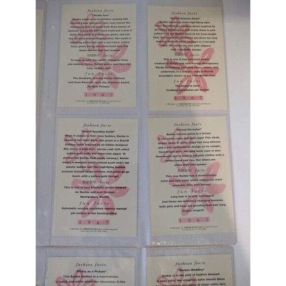 Barbie Trading Cards Lot Of 16 - Picture 8 of 9